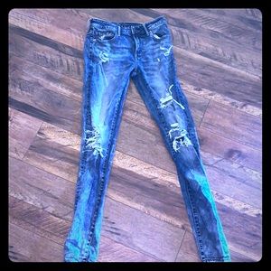 American Eagle ripped jeans